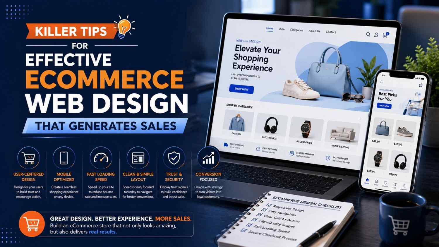 Killer Tips for Effective Ecommerce Web Design That Generates Sales Killer Tips for Effective Ecommerce Web Design That Generates Sales